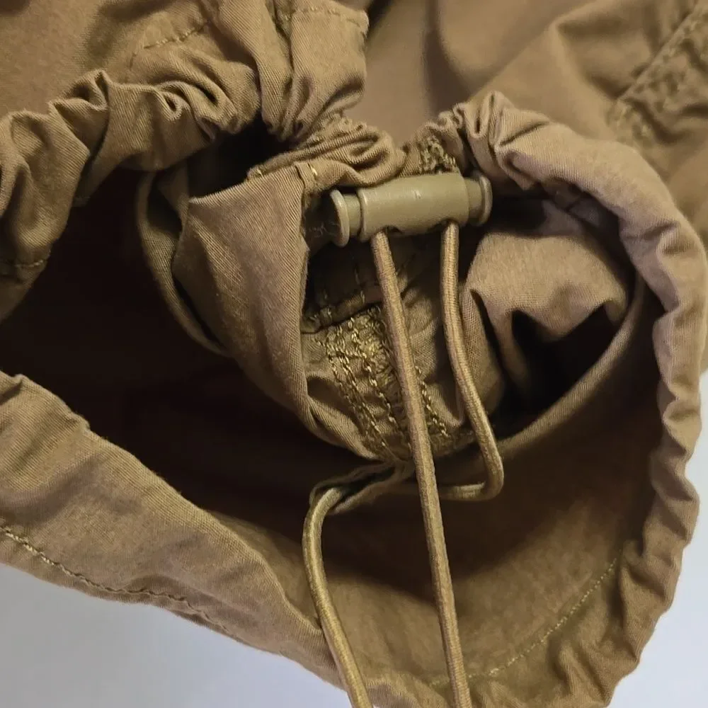 Anthropologie Tan Cargo Parachute Pants Size 28 Bungie‎ Ankle - Picture 11 of 16